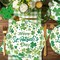 St. Patrick's Day Party Supplies -Irish Shamrock Decorations Set with "LUCKY" Banner, Plates, Cups, Napkins, Balloons, Garland for St. Patrick's Day Party Decorations, Irish Themed Party Decorations